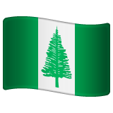 Norfolk Island Flag on WhatsApp