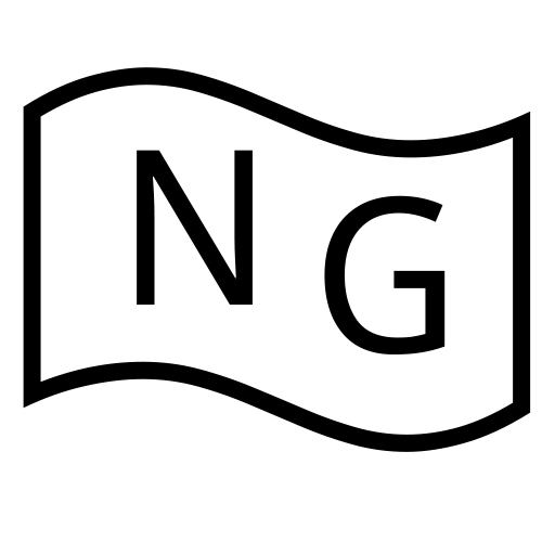 Nigeria Flag on Noto Emoji