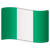 Nigeria Flag on WhatsApp