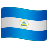 Nicaragua Flag on WhatsApp