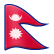 Nepal Flag on Samsung