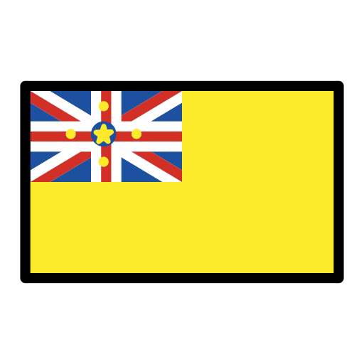 Niue Flag on OpenMoji