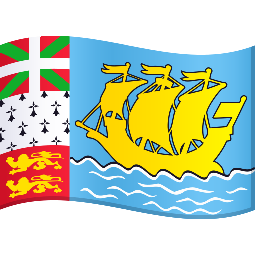 St. Pierre & Miquelon Flag on JoyPixels
