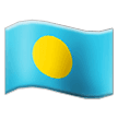 Palau Flag on Samsung