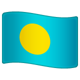 Palau Flag on WhatsApp