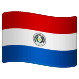 Paraguay Flag on WhatsApp