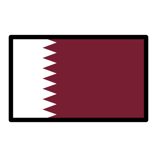 Qatar Flag on OpenMoji