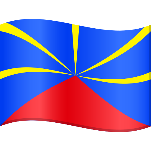 Réunion Flag on JoyPixels