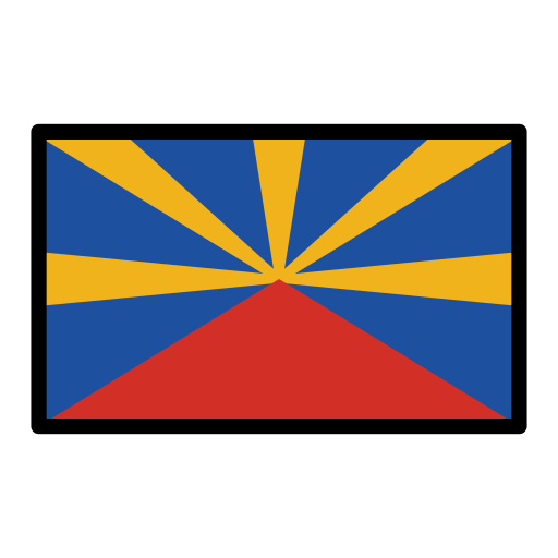 Réunion Flag on OpenMoji