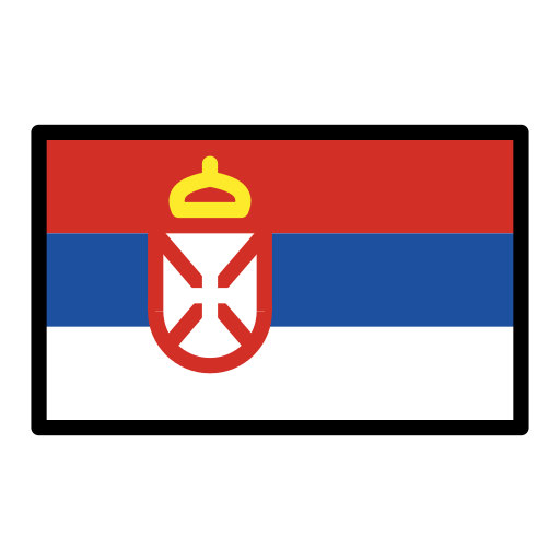 Serbia Flag on OpenMoji