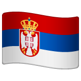 Serbia Flag on WhatsApp