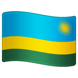 Rwanda Flag on WhatsApp
