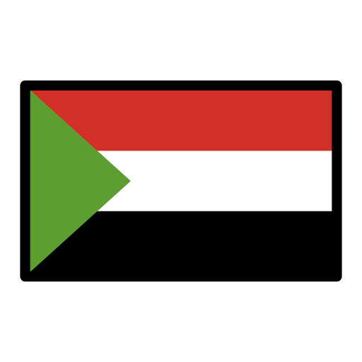 Sudan Flag on OpenMoji
