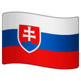 Slovakia Flag on WhatsApp