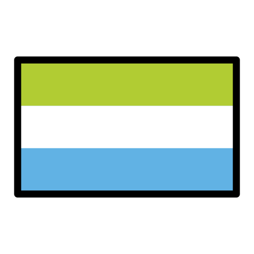 Sierra Leone Flag on OpenMoji