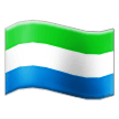 Sierra Leone Flag on Samsung