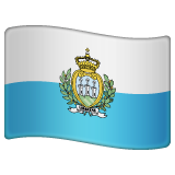 San Marino Flag on WhatsApp