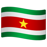 Suriname Flag on WhatsApp