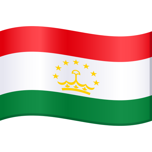 Tajikistan Flag on JoyPixels