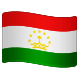 Tajikistan Flag on WhatsApp