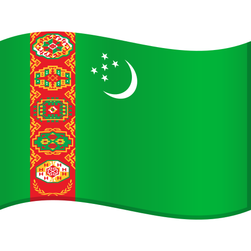 Turkmenistan Flag on JoyPixels