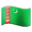 Turkmenistan Flag on Samsung