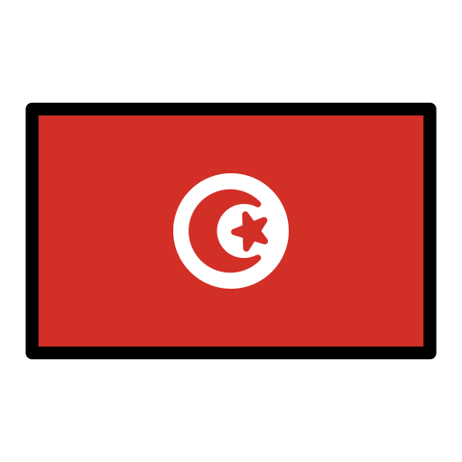 Tunisia Flag on OpenMoji
