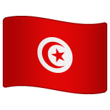 Tunisia Flag on WhatsApp