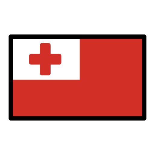 Tonga Flag on OpenMoji