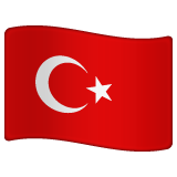 Türkiye Flag on WhatsApp