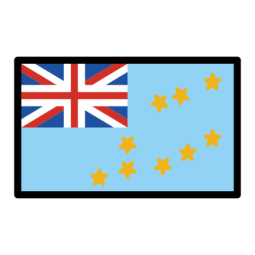 Tuvalu Flag on OpenMoji