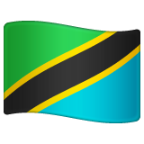 Tanzania Flag on WhatsApp