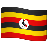 Uganda Flag on WhatsApp