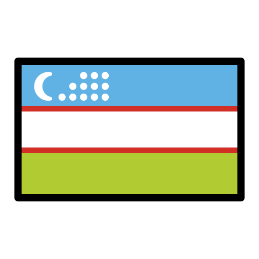 Uzbekistan Flag on OpenMoji