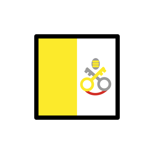 Vatican City Flag on OpenMoji