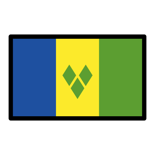 St. Vincent & Grenadines Flag on OpenMoji