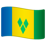 St. Vincent & Grenadines Flag on WhatsApp