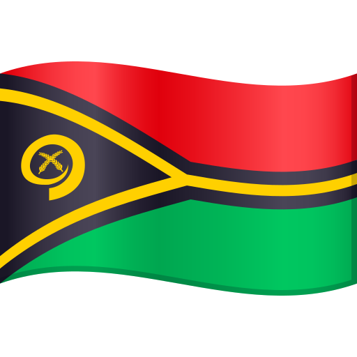 Vanuatu Flag on JoyPixels
