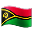 Vanuatu Flag on Samsung