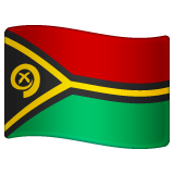 Vanuatu Flag on WhatsApp