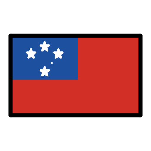 Samoa Flag on OpenMoji