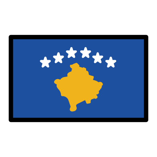 Kosovo Flag on OpenMoji