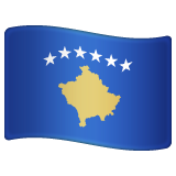 Kosovo Flag on WhatsApp
