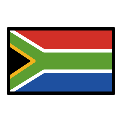 South Africa Flag on OpenMoji
