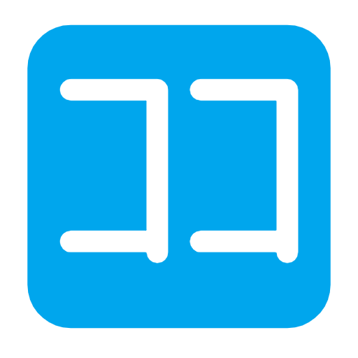 Squared Katakana Koko on Microsoft Fluent