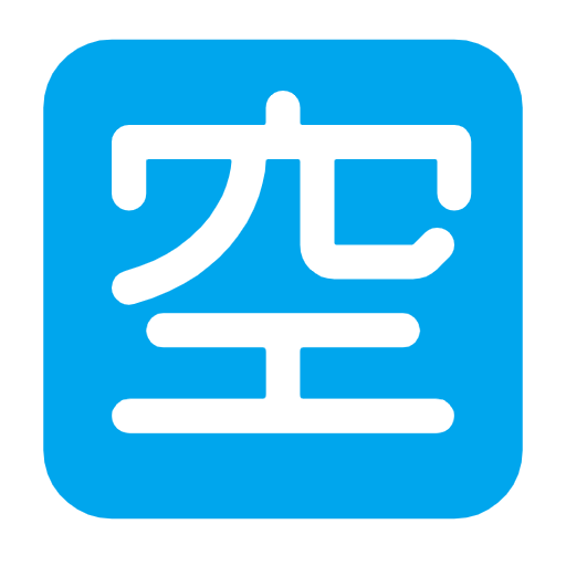 Squared Cjk Unified Ideograph-7a7a on Microsoft Fluent