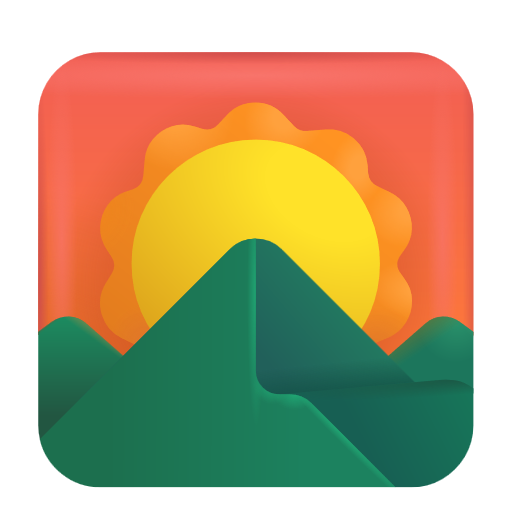 Sunrise Over Mountains on Microsoft 3D
