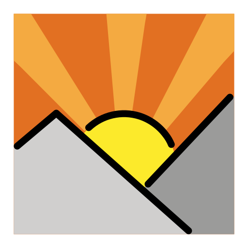 Sunrise Over Mountains on OpenMoji