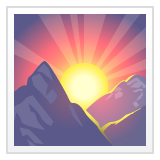 Sunrise Over Mountains on WhatsApp