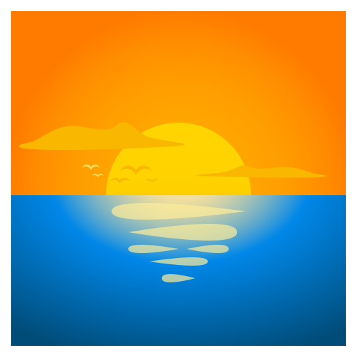 Sunrise on JoyPixels